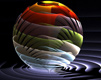 Colorful Glass Ball 3D