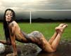 Sexy Soccer Babe In The Mud