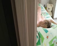 I Cum on Her Tits While She Does Not Know About It